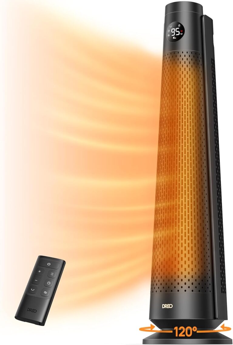 Whole-Room Warmth, Whisper-Quiet: Dreo 30" Electric Space Heater 5 Dreo Space Heater Large Room 30 Electric Heaters with Remote 120 Oscillation FlairPicks - Find the Best Kitchen Appliances Without Wasting Money