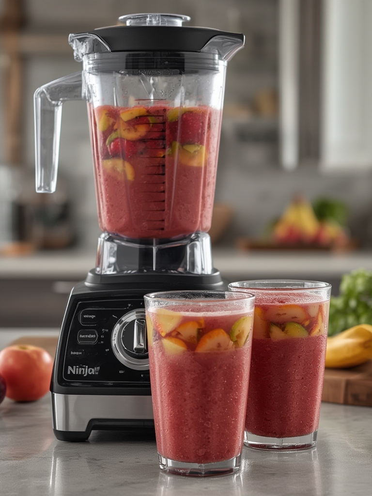 Ninja Blender in action
